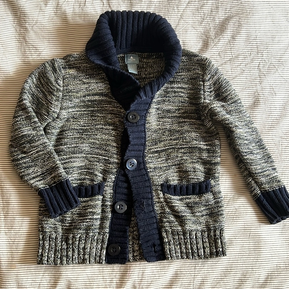 Gap chunky button down cardigan with shawl collar 2T